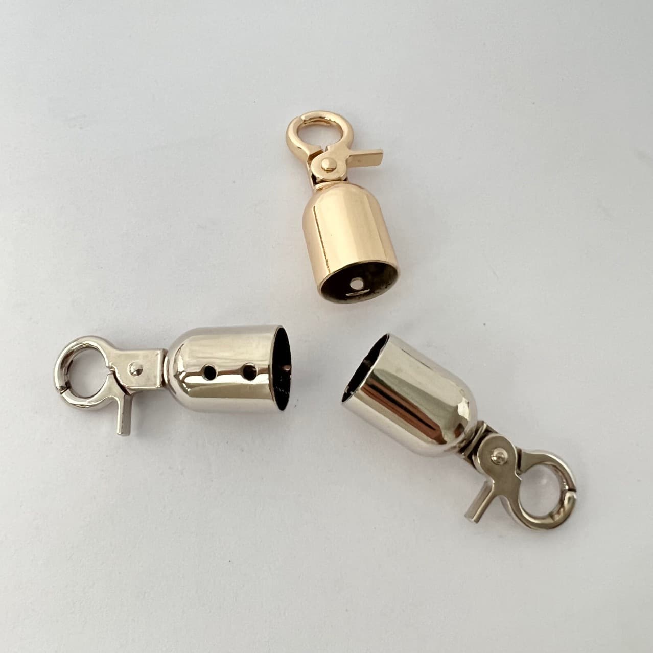 Spot wholesale luggage hardware DIY zinc alloy dog buckle buckle buckle clock on the screw dog buckle rope accessories 2