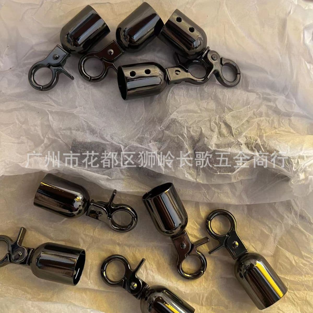 Spot wholesale luggage hardware DIY zinc alloy dog buckle buckle buckle clock on the screw dog buckle rope accessories 3