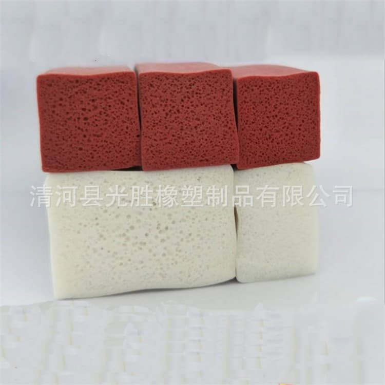 Silicone foam sealing strip Foam strip manufacturer High temperature resistant foaming silicone strip Sponge strip Silicone sealing strip 3