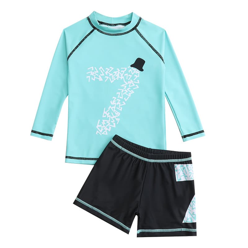 Children's split brand swimwear for boys, trousers, 2023 5