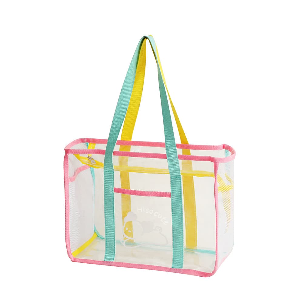 Cartoon big one-shoulder bag PVC, beach linen bag 5