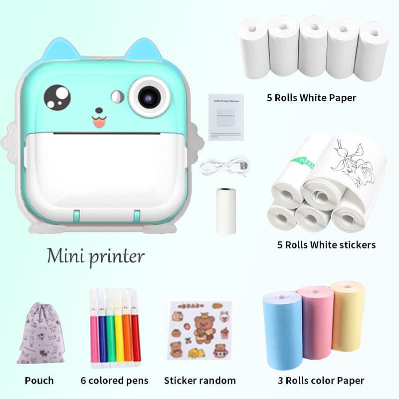 (Cross-border trading), polaroid, cartoon camera, small photo