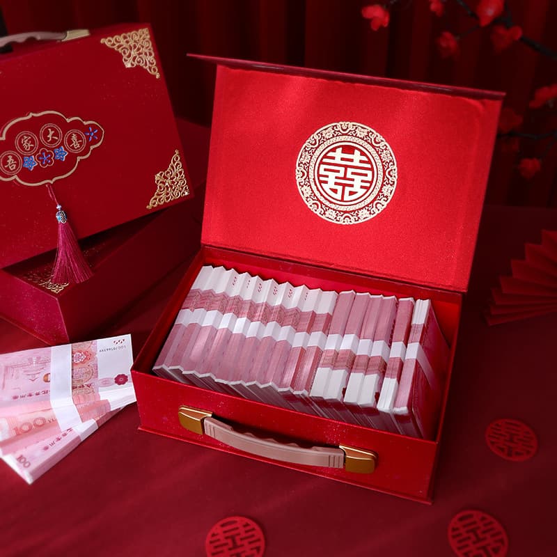 Wholesale wedding supplies Bride accompanies the golden green onion pinks gift gold box festive color gift box wedding marriage box 2