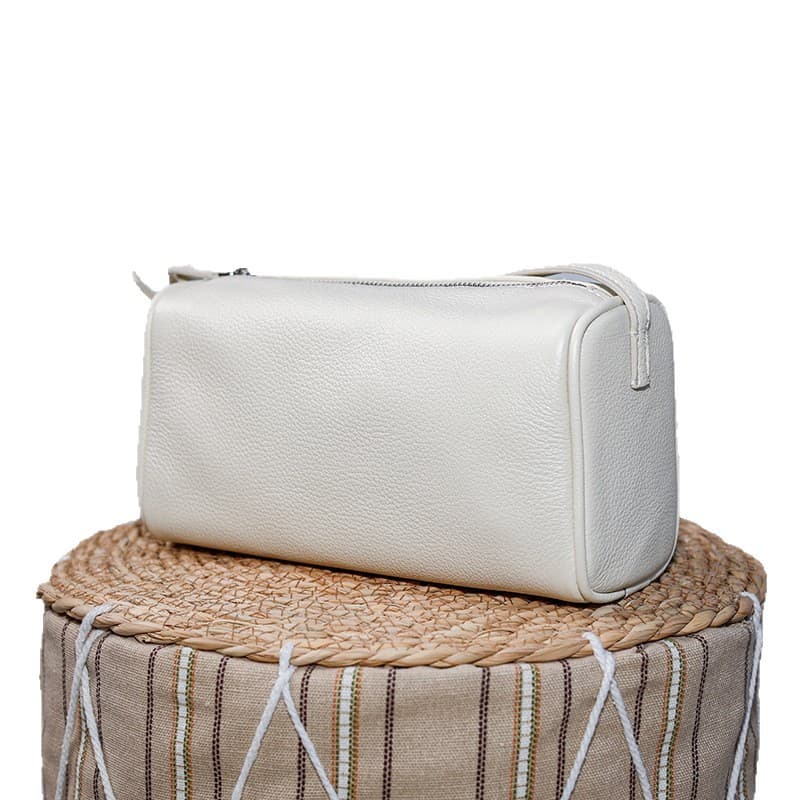 Elite pencil case sheepskin, pens holder, small clutch bag, genuine leather 5