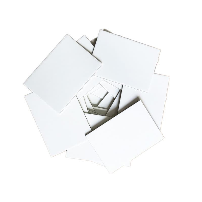 White card cardboard clothing hard cardboard packaging white paper art painting board A4 paper A7 card hard cardboard wholesale 5