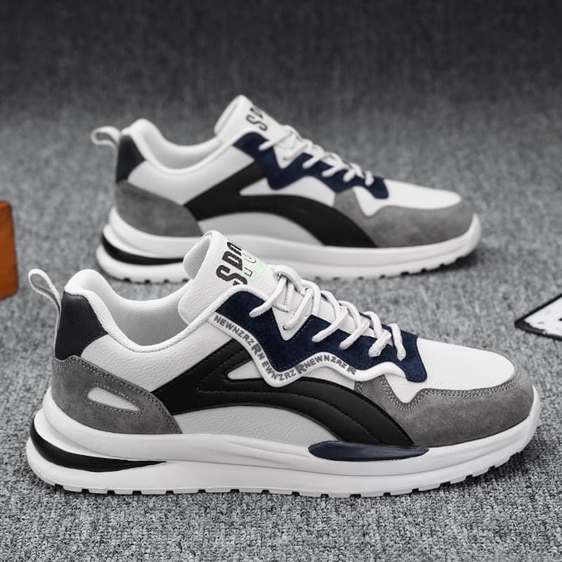 Universal breathable white sneakers, sports trend casual footwear 2