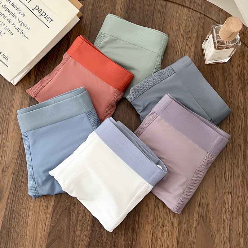 Silk pants, thin elastic breathable trousers, loose fit 3