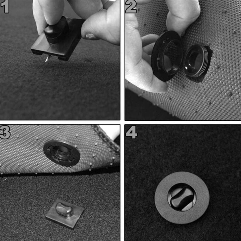 Universal modified carpet with accessories, clips included 3