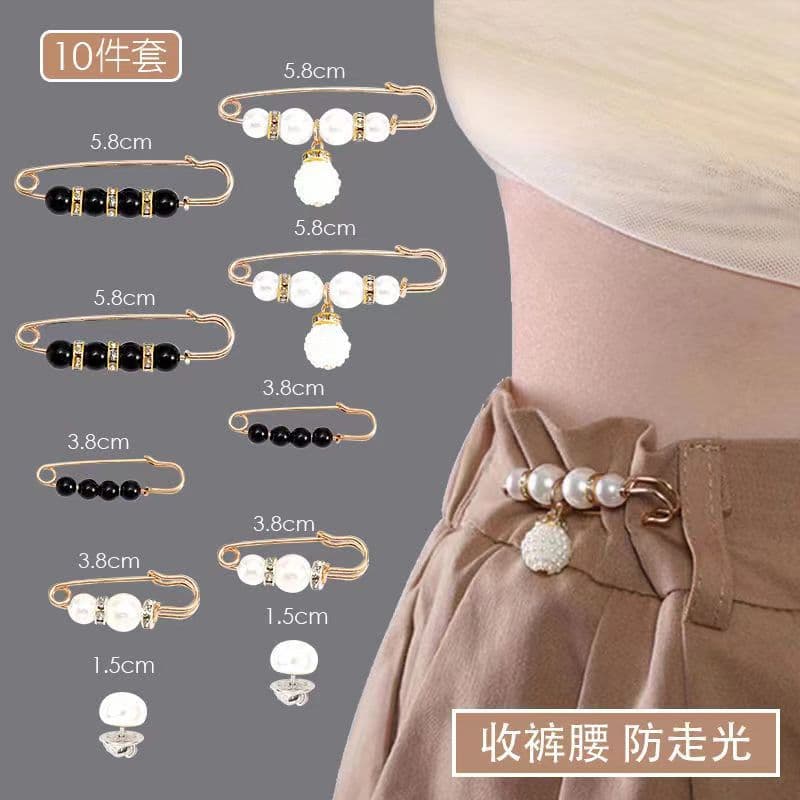 Brace, trousers, pin, protective underware, brooch, clips included 5