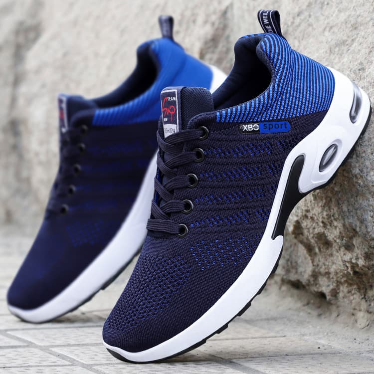 (Cross-border trading), summer breathable soft heel, casual running sneakers, plus size, made with flyknit technology 3