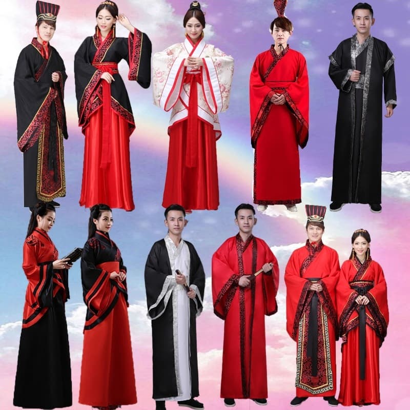 Hanfu, classic suit for dance show, Chinese style 1