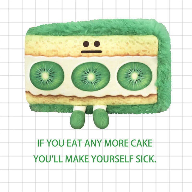 Cartoon brand cute pencil case, plush funny storage bag, Birthday gift 3