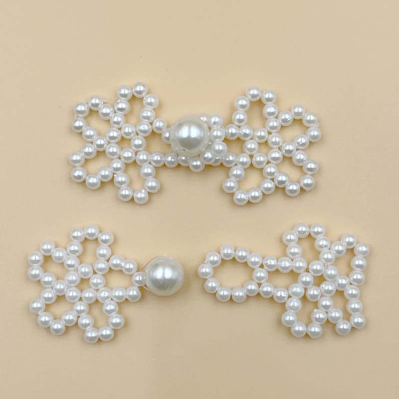 Woven cheongsam handmade pearl, Hanfu, beads, accessories, Chinese style, DIY 4