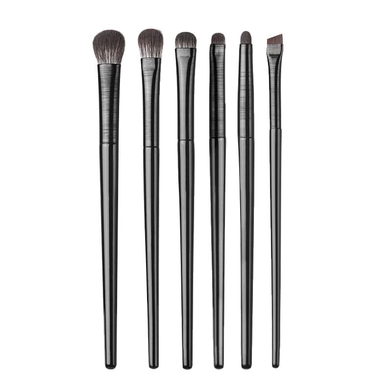 Brush, set for eye makeup, eye pencil, 6 pieces, for beginners 5