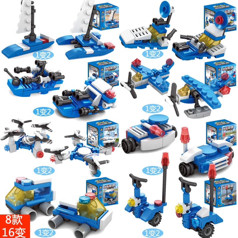 Small constructor, cart, children's smart toy for kindergarten, Birthday gift 5