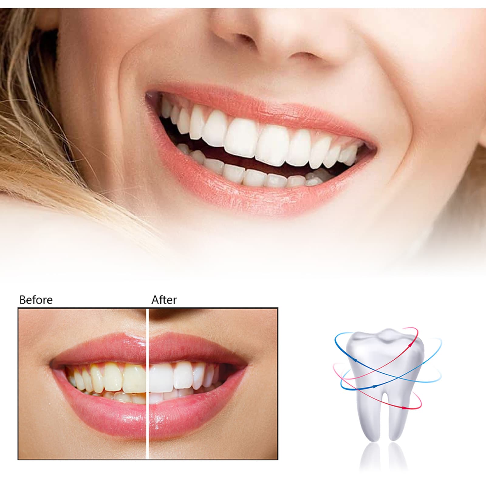 EELHOE Toothbrush, brightening medical clay, spots removal 3