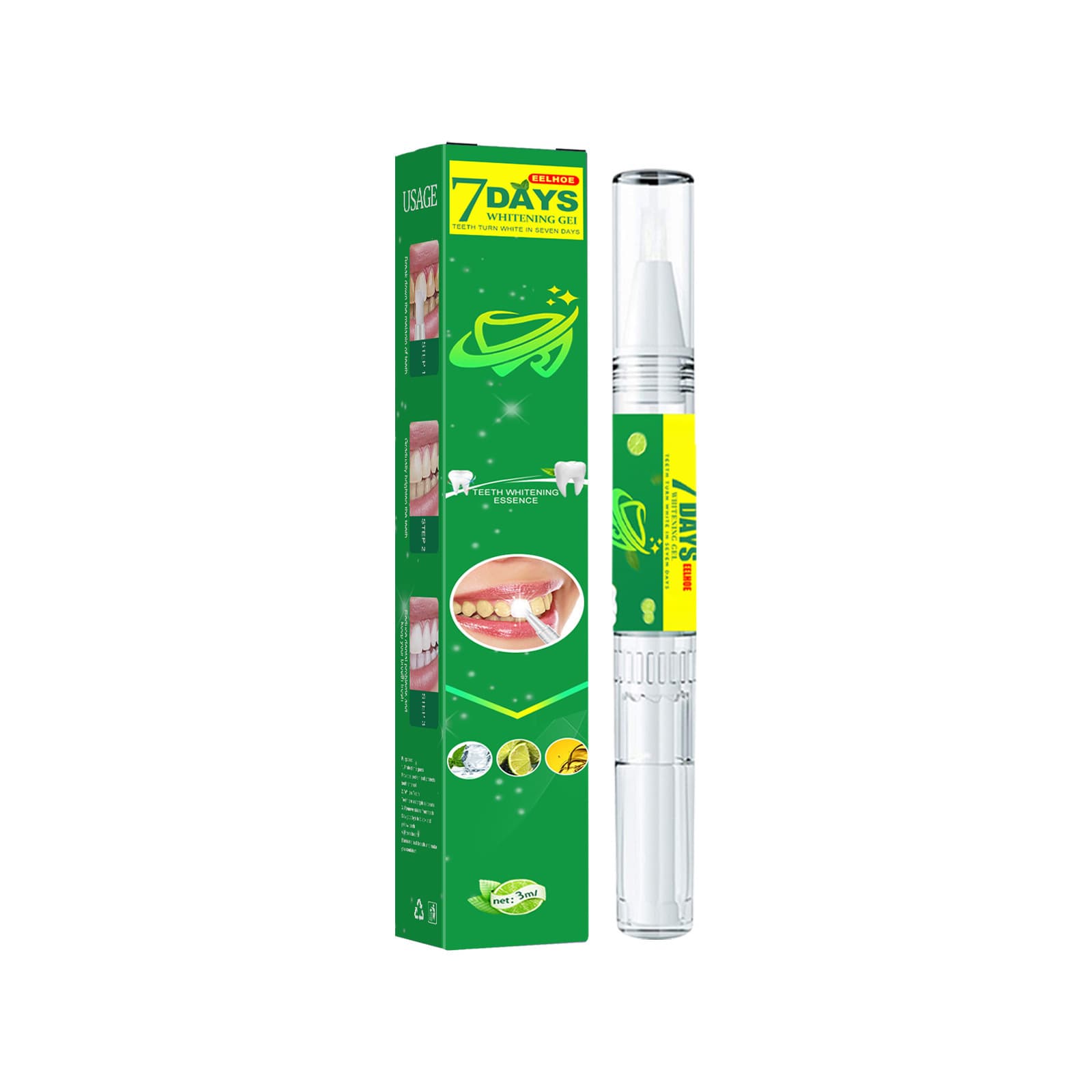 EELHOE Toothbrush, brightening medical clay, spots removal 5