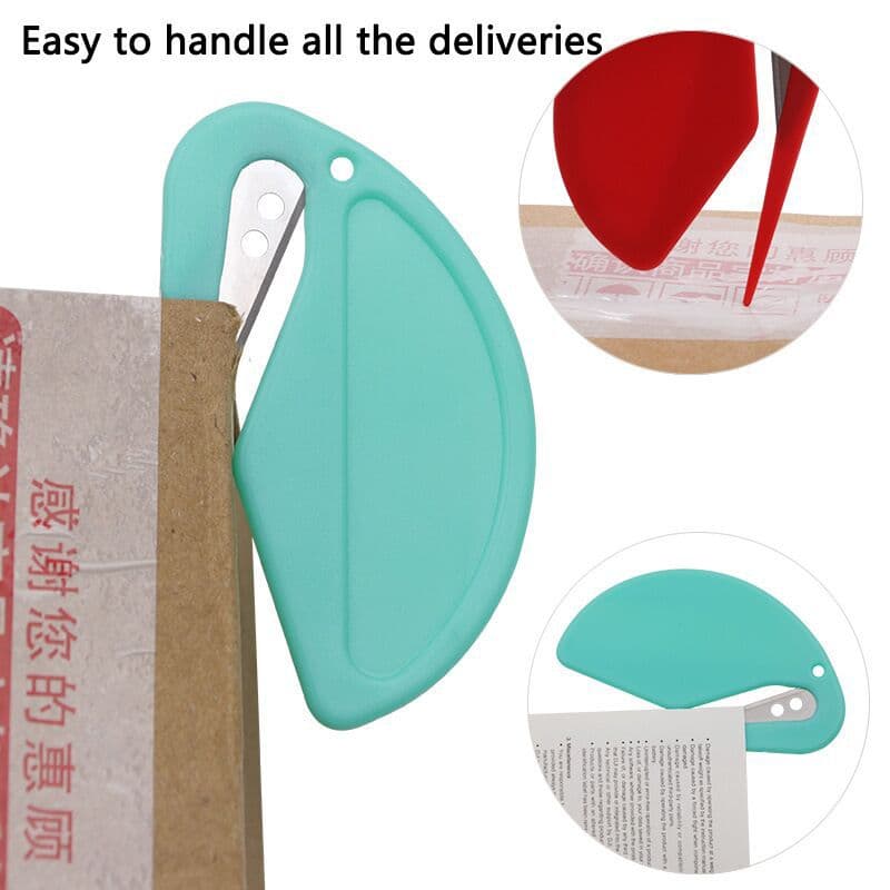 Plastic mini Kaixin Kaishi Kaixin Disassenger Paper Paper Paper Art Knife Slip Cut Kids Pressile Rods 4
