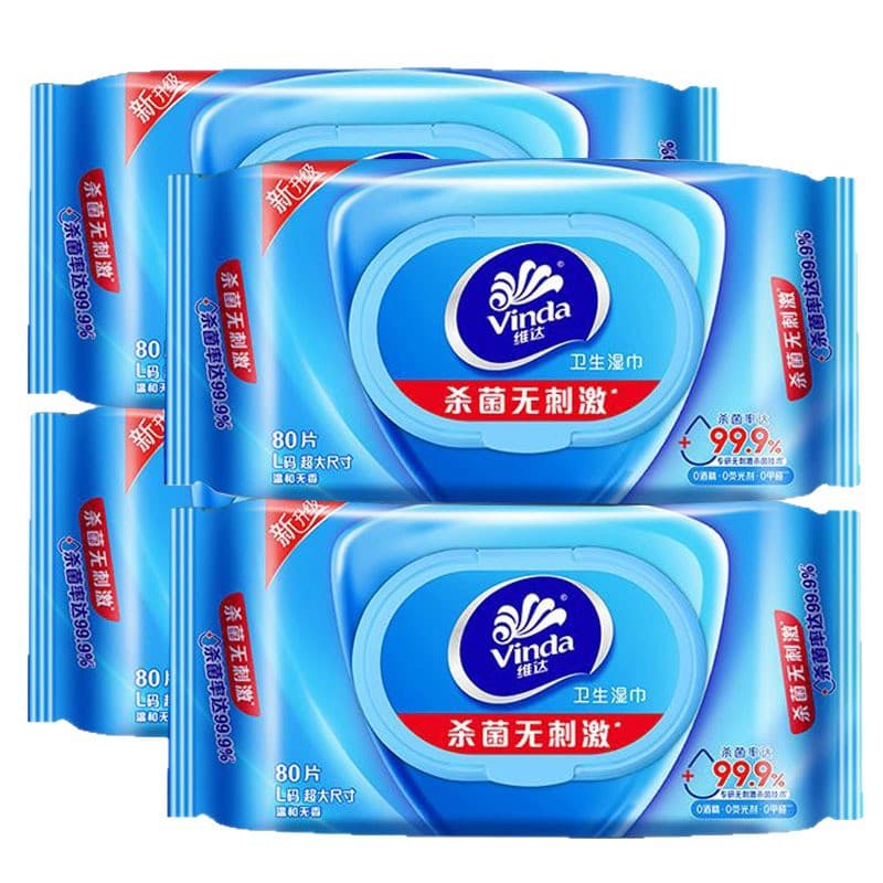 Children's monolithic wet wipes, 80 pieces 5