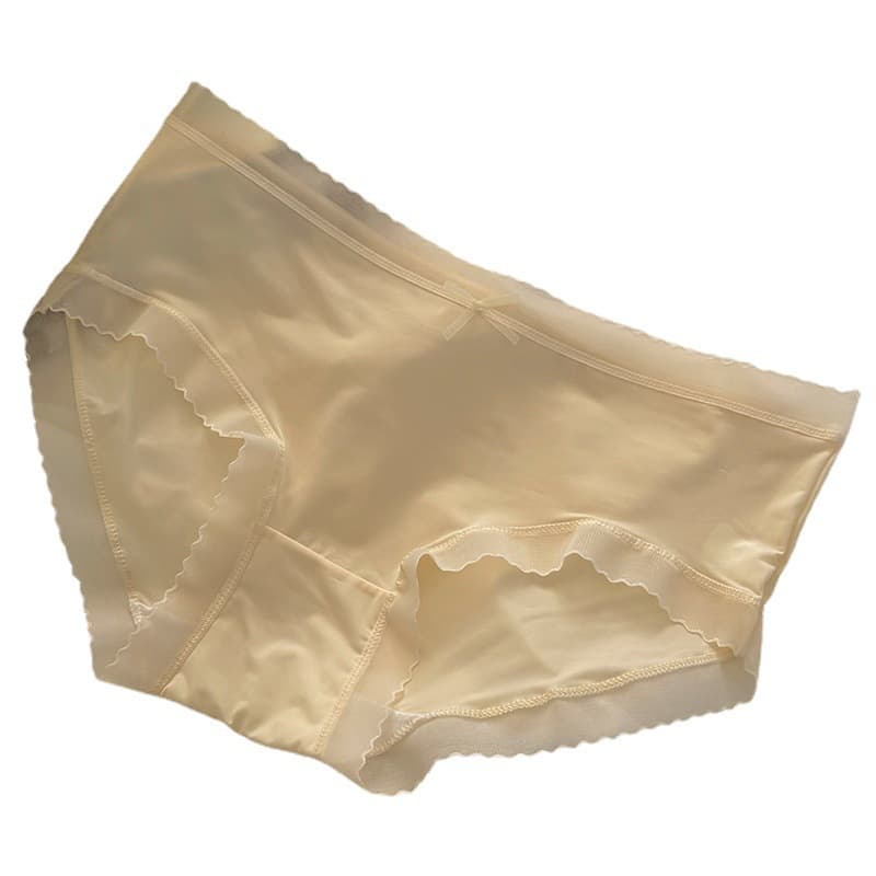 Summer silk pants, antibacterial breathable sexy thin trousers, mid rise 5