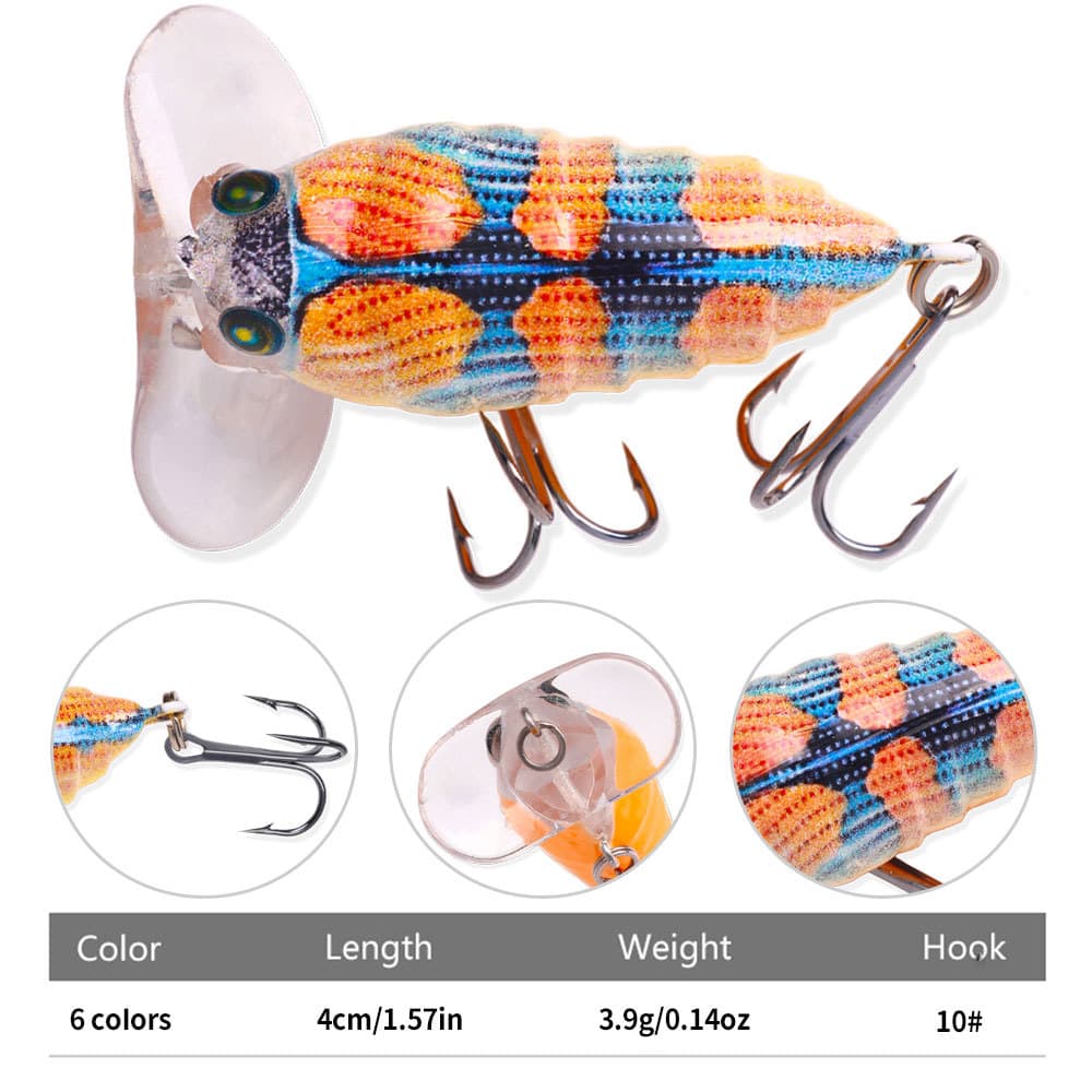Cicada Luya Bionic Bait Set Freshwater 2