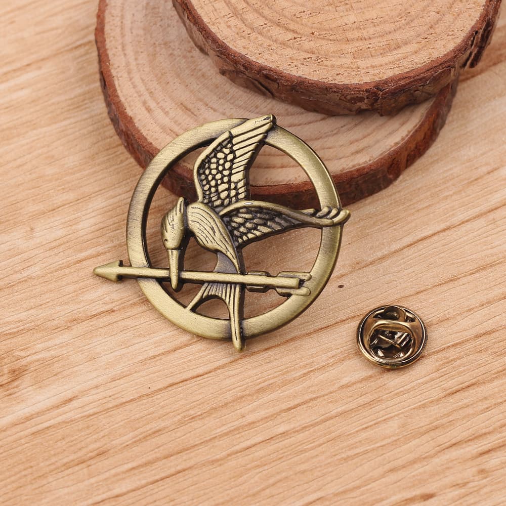 Hunger Games Mockingjay Metal Badge Brooch Pin 2