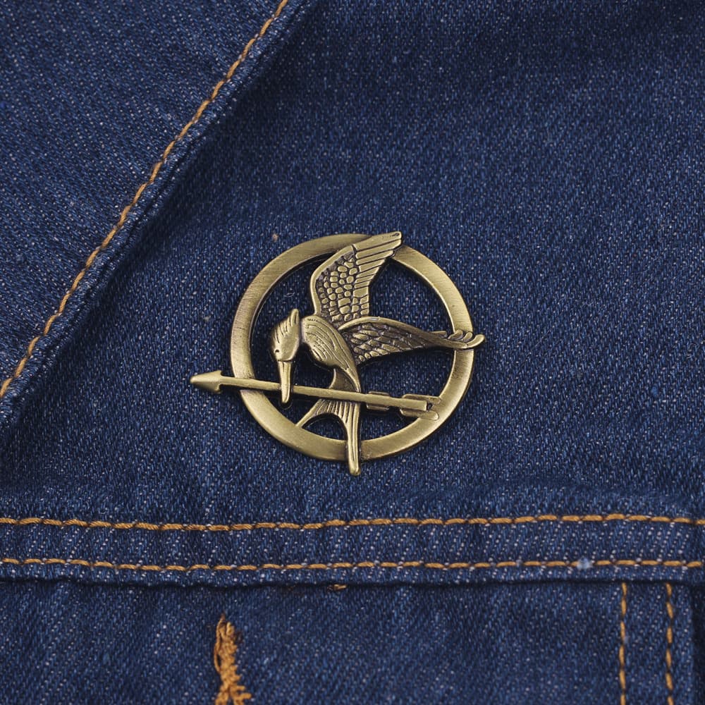 Hunger Games Mockingjay Metal Badge Brooch Pin 4