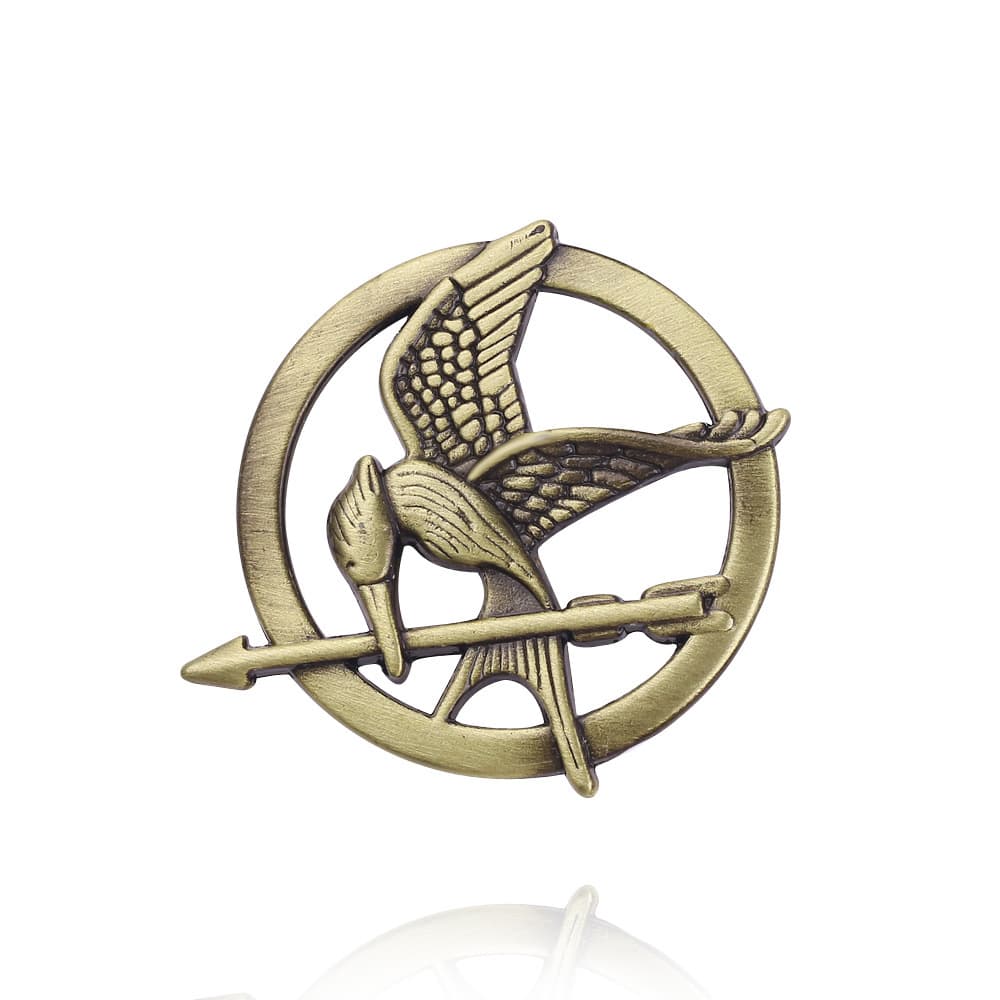 Hunger Games Mockingjay Metal Badge Brooch Pin 5