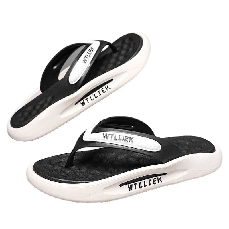 Men's summer non-slip flip flops, sports trend slippers for leisure 5