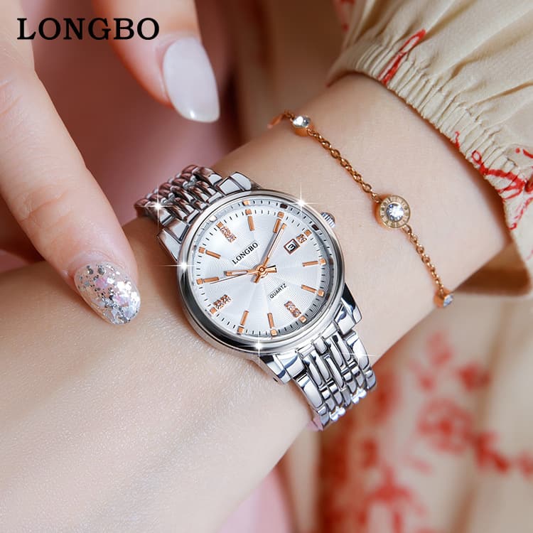 (Cross-border trading), watch, paired watches, waterproof calendar, steel belt, for beloved 4