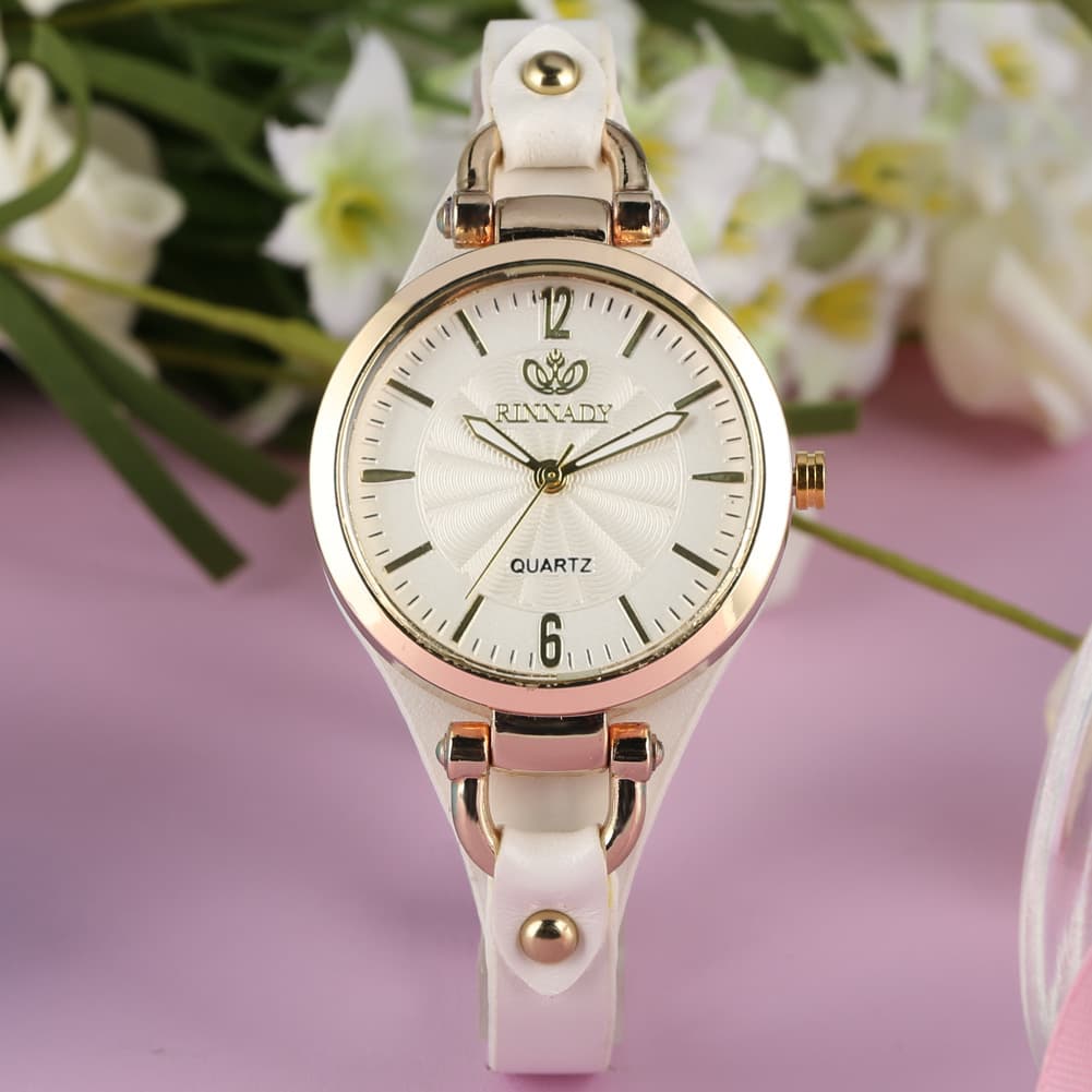 Fashionable elegant quartz watch strap, dial, simple and elegant design 2