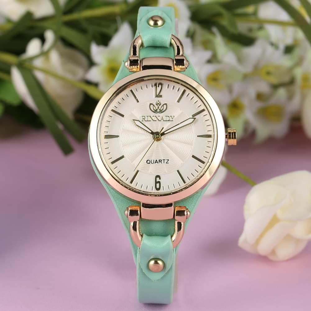 Fashionable elegant quartz watch strap, dial, simple and elegant design