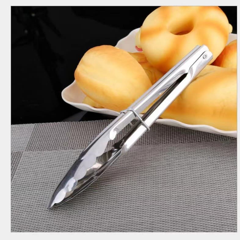 Stainless steel barbecue clip home food clip cake cake cake bread folder outdoor barbecue clip buffet buffet 3