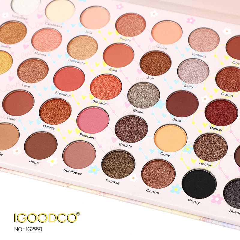 (Cross-border trading), (Wholesale), matte eyeshadow palette, makeup primer, 40 colors, earth tones 2