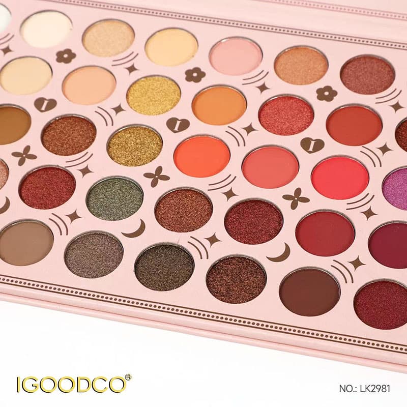 (Cross-border trading), (Wholesale), matte eyeshadow palette, makeup primer, 40 colors, earth tones 4