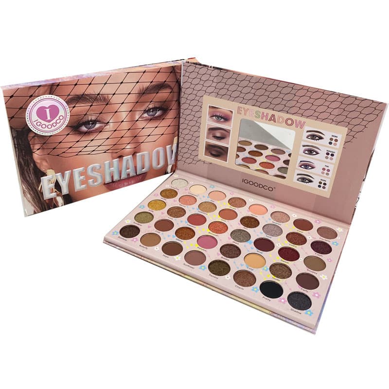 (Cross-border trading), (Wholesale), matte eyeshadow palette, makeup primer, 40 colors, earth tones 5
