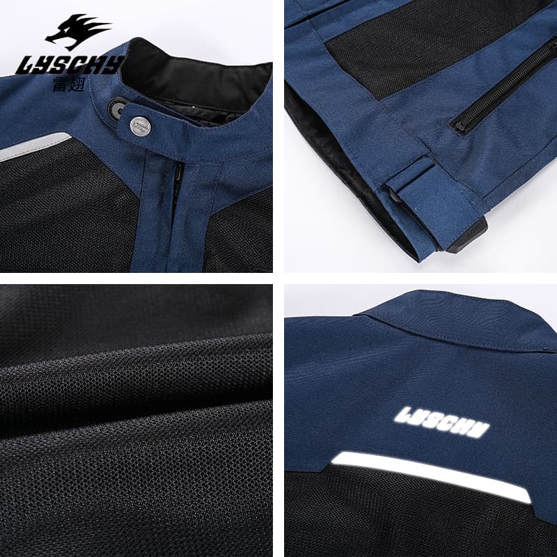 Windproof jersey all-season, wear-resistant summer racing car, set, fall protection 4