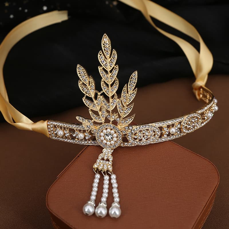 Hair accessory, hairgrip pearl for bride, headband, European style 4