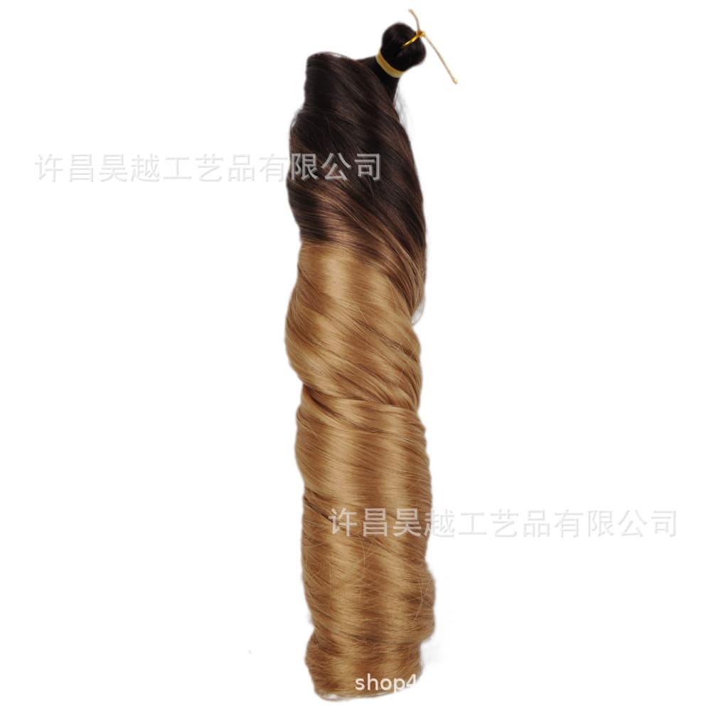 24 inch French Curl Loose Wave Crochet Hair - Single Tube 7