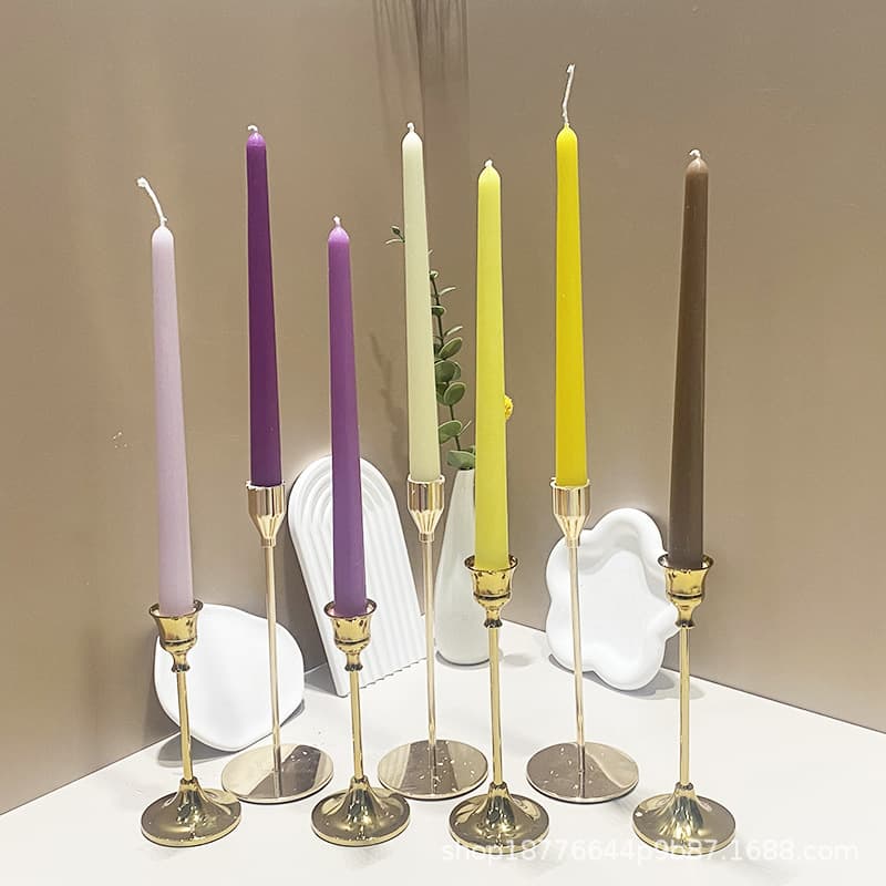 High 25cm Candle Romantic Festival Decoration Candle Candle Wedding Wedding Candid Candle Place for Colorful Long Stick Candle 2