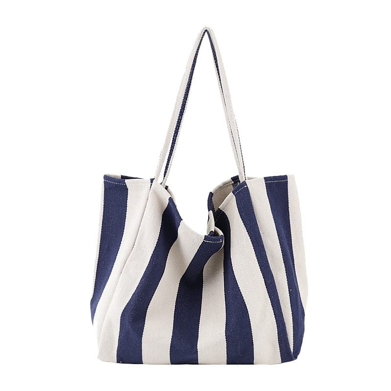 Fresh retro capacious shopping bag for leisure, one-shoulder bag, Korean style 5