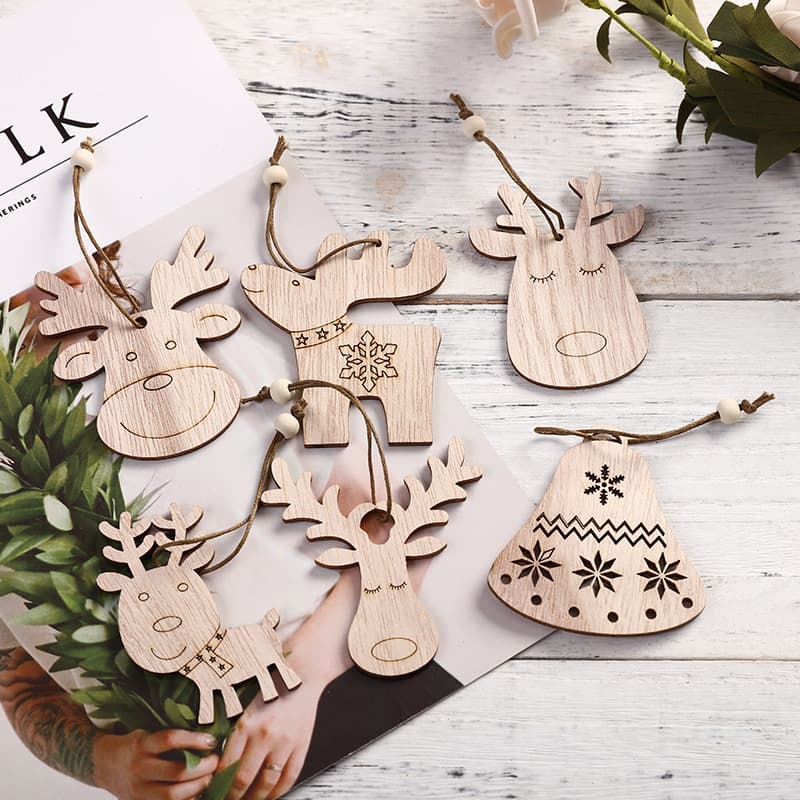 Creative wooden pendant handmade, DIY, Birthday gift 1