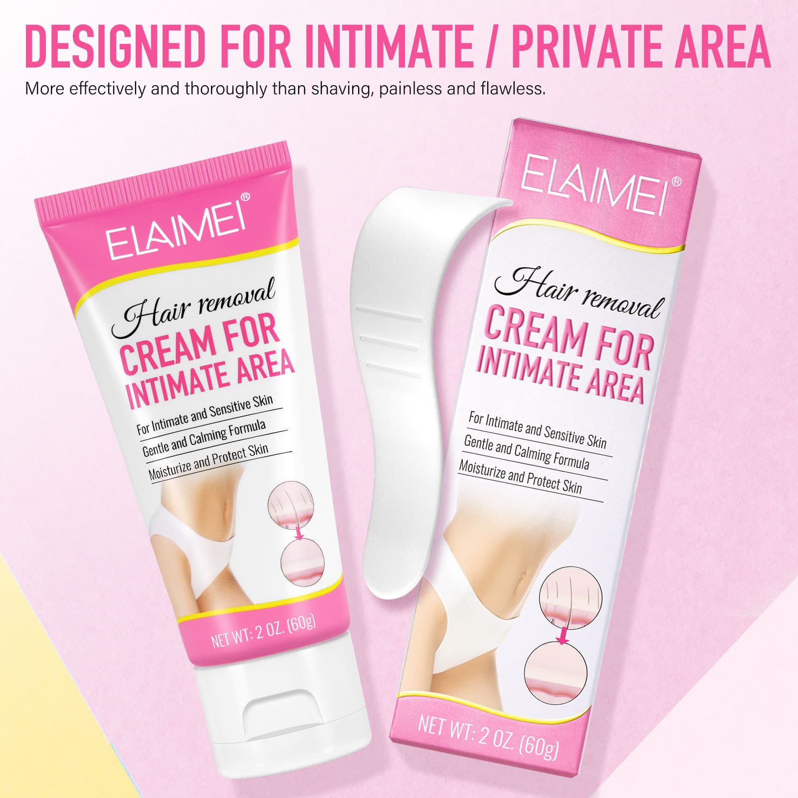 ELAIMEI HAIR REMOVAL CREAM FOR INTIMATE AREA 2