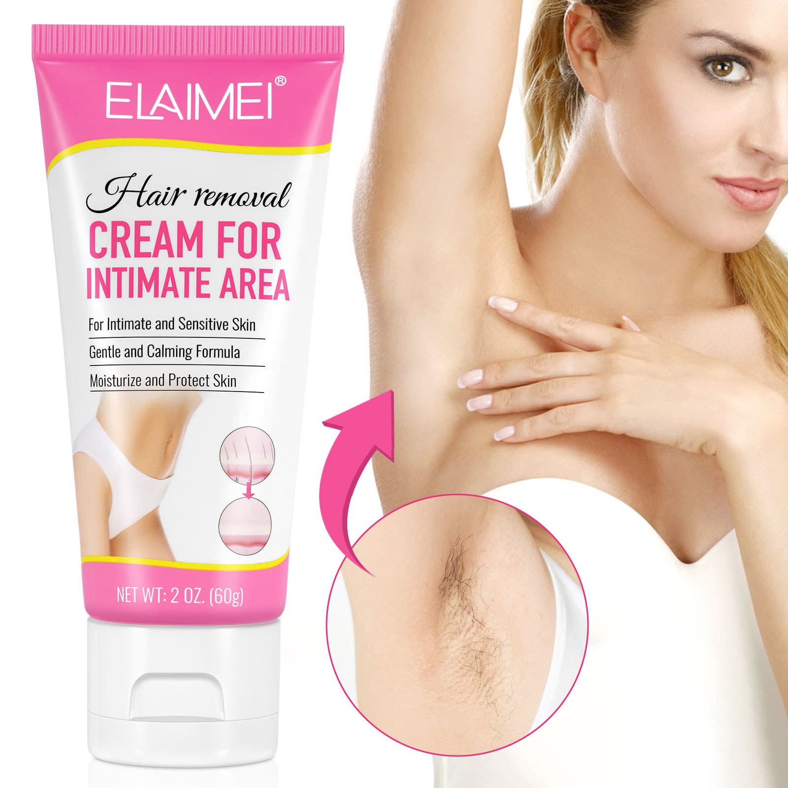 ELAIMEI HAIR REMOVAL CREAM FOR INTIMATE AREA 3