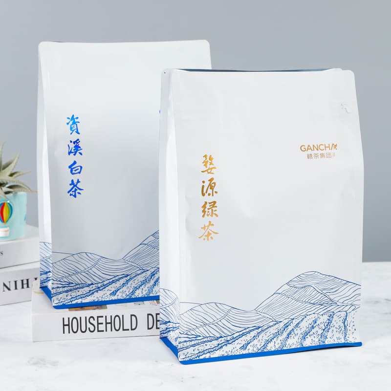 Vacuum aluminum foil food packaging bag prints independent snack tea sealed bags and easy to tear cat sand eight -sides sealing bags 4