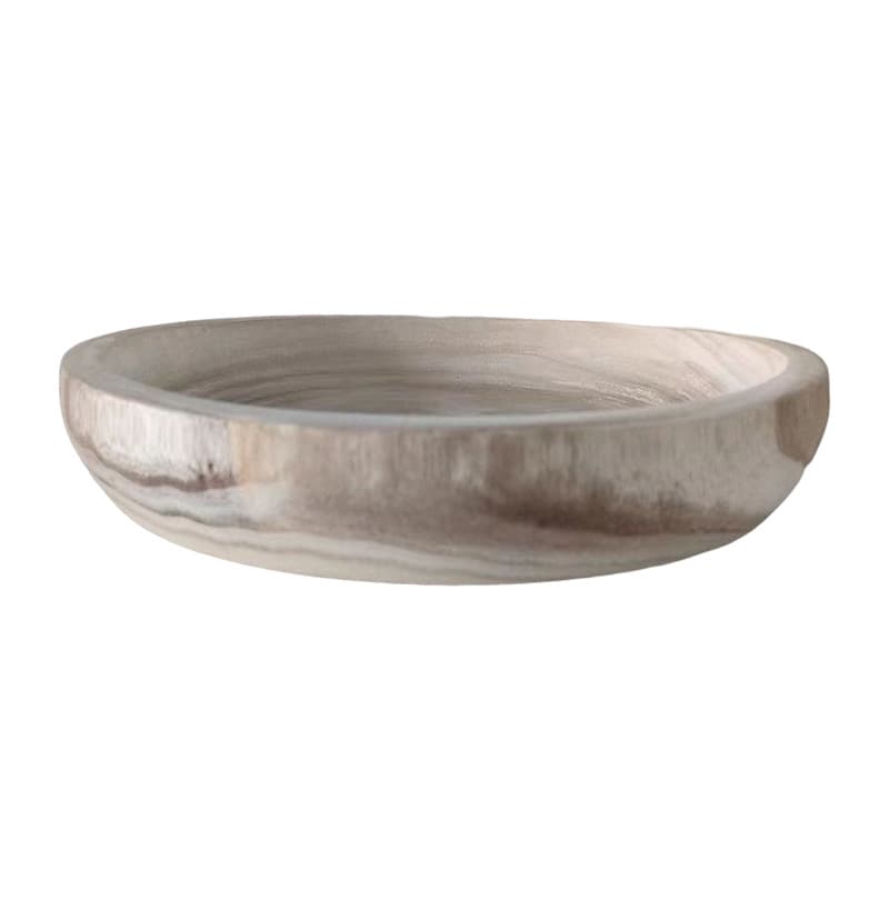 Factory supply straight hair Household Tongmu disc palpar storage disk ornaments jewelry plate circular plate water fruit plate wood 5