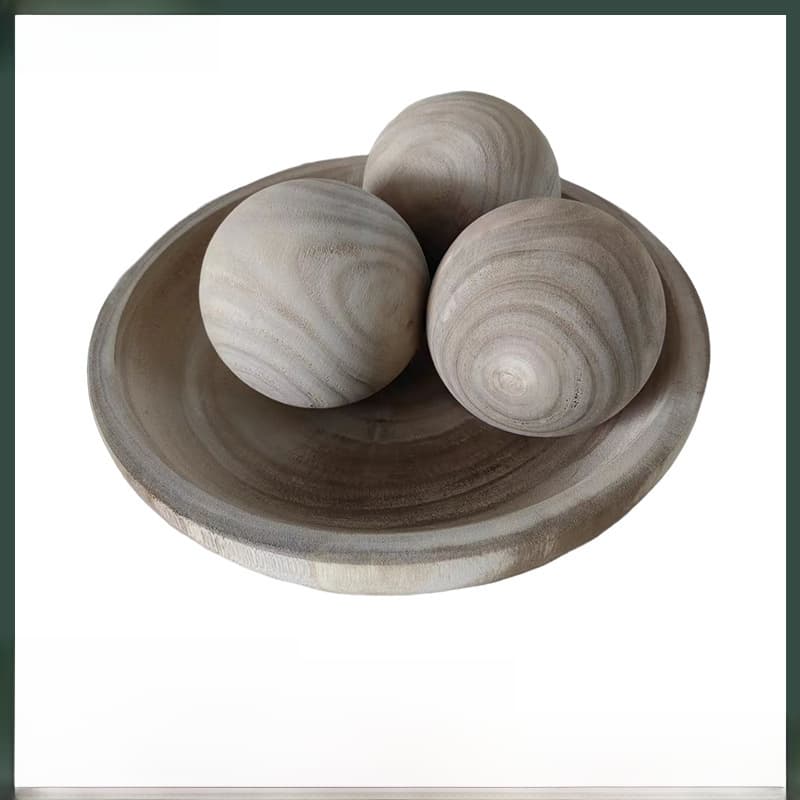 Factory supply straight hair Household Tongmu disc palpar storage disk ornaments jewelry plate circular plate water fruit plate wood 1