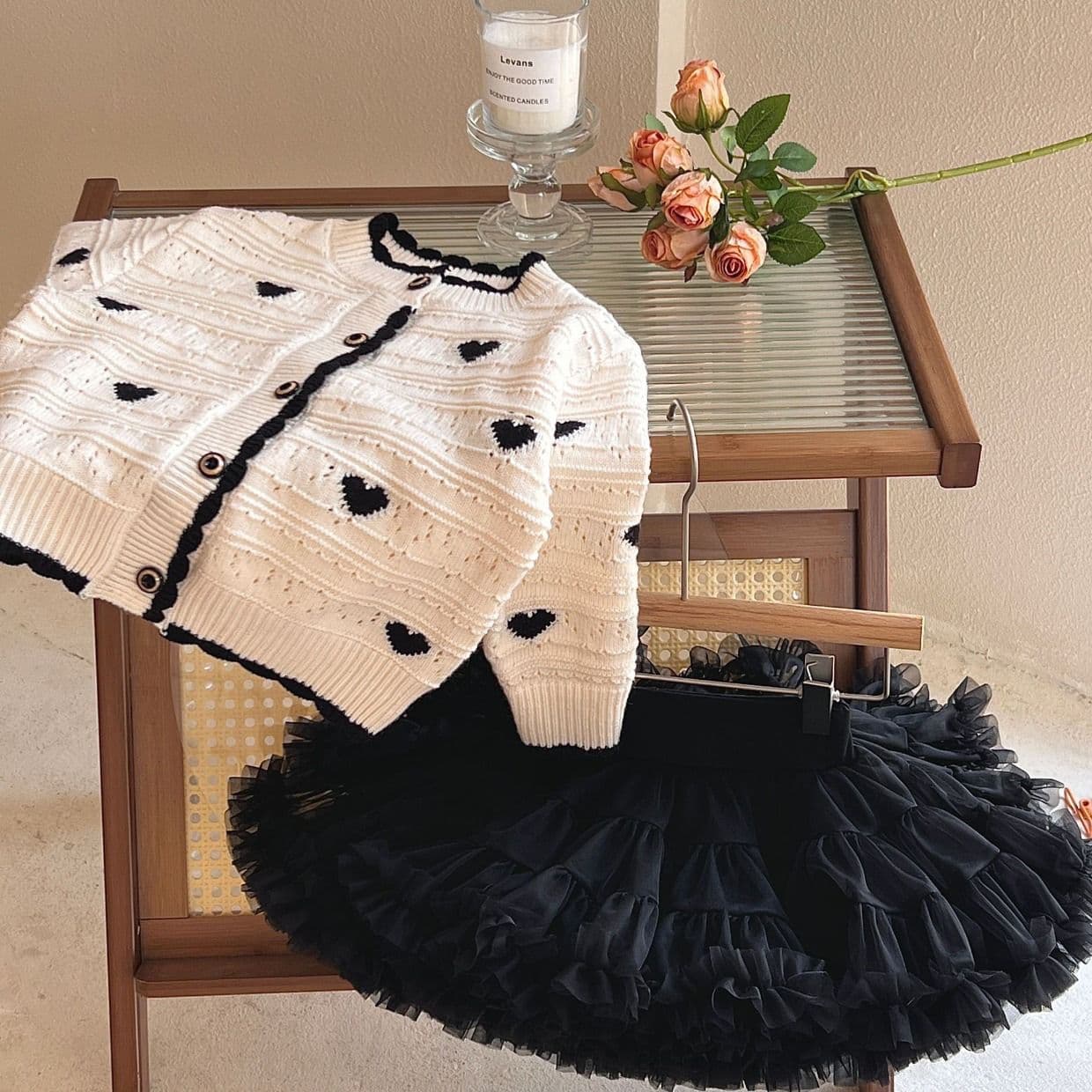 Sweater, autumn children's cardigan, knitted jacket, Korean style, western style 2
