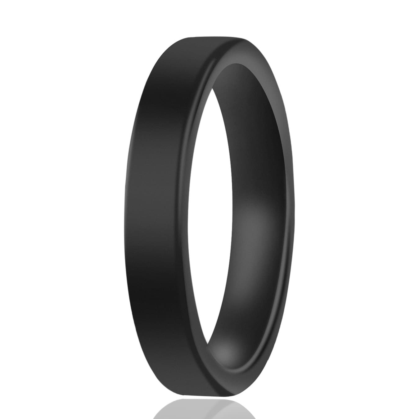 Fashionable black ring, direct factory sales, simple and elegant design, does not fade 1