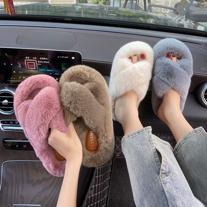 (Cross-border trading), (Wholesale), insulated demi-season slippers platform, plus size, heel height 7 cm, height increasing, suitable for outdoor wear 4